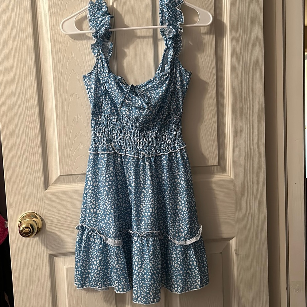 Blue Mini Dress LAST CHANCE